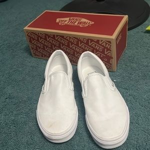 White Vans Size 8.5 M